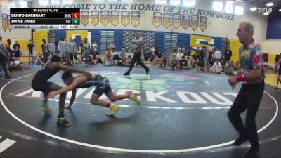 113 lbs Placement (16 Team) - Benito Barnhart, Alpha Dogs vs Jayme Jones, The Outsiders