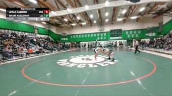 138 lbs Quarterfinal - Wyatt Holloway, Lander Valley vs Lucas Ramirez, Worland