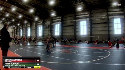 80 lbs Cons. Round 1 - Ruby Runyon, Valkyrie Girls Wrestling Club vs Brynnlee Prince, Whiteland