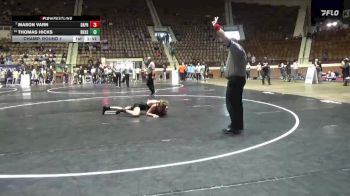 7A 132 lbs Champ. Round 1 - Mason Varn, Daphne vs Thomas Hicks, Baker HS
