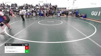 215 lbs Consi Of 8 #1 - Maxfield Parsell, Branford vs Randall Sherman, Rockville