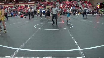 90 lbs Champ. Round 1 - Trevor Christenson, Bobcat Wrestling Club vs Tristan Pino, Betterman Elite