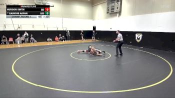165 lbs Champ. Round 1 - Xaviour Akpan, Marian University (IN) vs Hudson Smith, Ohio Northern