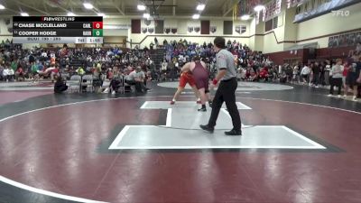 285 lbs Round 1 - Cooper Hodge, Harrisburg vs Chase McClelland, Carlisle