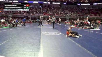 3A-106 lbs Champ. Round 2 - Amir Newman-Winfrey, Southeast Polk vs Kiernan Dunlay, Prairie, Cedar Rapids