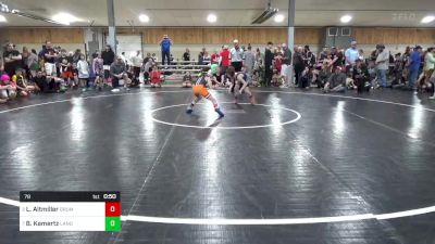 78 lbs Quarterfinal - Logan Altmiller, Drums vs Benjamin Kamertz, Landenberg