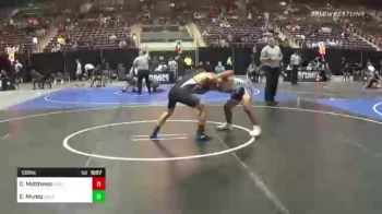 130 lbs Consi Of 16 #1 - Cooper Matthews, Castro Valley vs Eduardo Munoz, Bakersfield