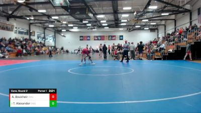 157 lbs Cons. Round 2 - Tim Alexander, Ohio Wesleyan University vs Alex Boukheir, Ohio Wesleyan University