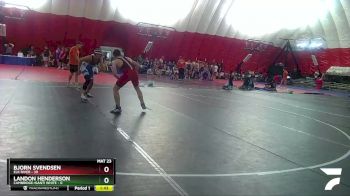 150 lbs Round 2 (4 Team) - Landon Henderson, Cambridge-Isanti White vs Bjorn Svendsen, Elk River