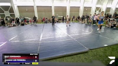 100 lbs Cons. Semi - Riley Esperanza, NV vs Shaniah-Lee Ferreira, HI