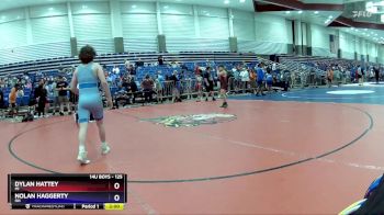 125 lbs Round 2 - Dylan Hattey, MI vs Nolan Haggerty, OH