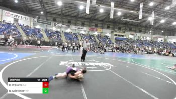 70 lbs 2nd Place - Dalton Schroeder, Top Notch WC vs Chase Williams, GI Grapplers