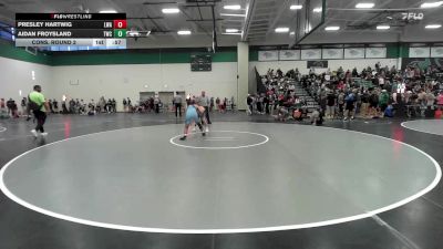 138 lbs Cons. Round 2 - Aidan Froysland, Tironook Wrestling Club vs Presley Hartwig, Lions Wrestling Academy