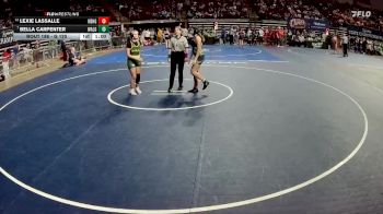 G 120 lbs Cons. Round 4 - Lexie Lassalle, Kenner Discovery Health Science Girls vs Bella Carpenter, Walker Girls