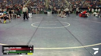 4A 126 lbs Cons. Round 2 - Yadiel Colon Torres, Hoke County vs Jacob McCord, Grimsley