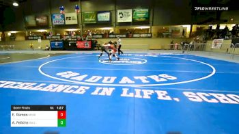 115 lbs Semifinal - Eden Ramos, Morris Eagles WC vs Audrie Felkins, Maize WC