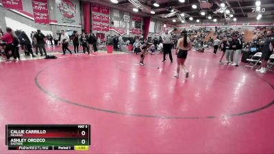 115 lbs Cons. Round 4 - Ashley Orozco, Eastside vs Callie Carrillo, Millikan