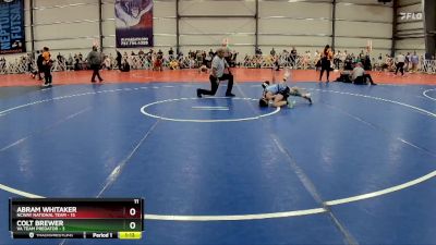 88 lbs Rd# 7- 10:45am Saturday Final Pool - Colt Brewer, VA Team Predator vs Abram Whitaker, NCWAY National Team