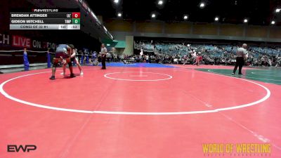 157 lbs Consi Of 32 #1 - Brendan Attinger, Lil' Mavs vs Gideon Mitchell, Timpanogos Wrestling