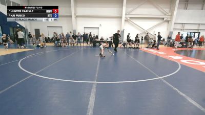 49 lbs 1st Place Match - Hunter Carlyle, Mat Demon Wrestling Club vs Kai Fusco, Inland Northwest Training Center INWTC