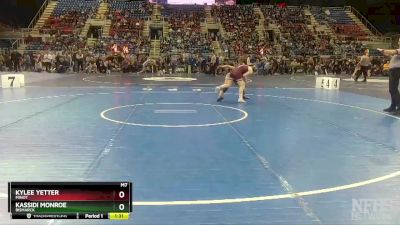 125 lbs Champ. Round 1 - Kassidi Monroe, Bismarck vs Kylee Yetter, Minot