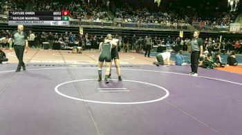 5A 145 lbs 3rd Place Match - Taylor Martell, Georgetown vs Caylee Owen, Argyle
