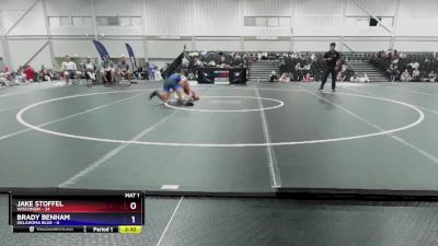 175 lbs Round 1 (8 Team) - Jake Stoffel, Wisconsin vs Brady Benham, Oklahoma Blue