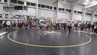 135 lbs Consi Of 8 #1 - Paul Perreault, Upper Holland vs David Sheridan, Green Lane