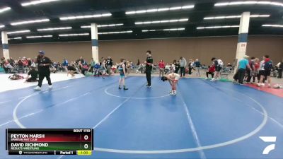 78 lbs Cons. Semi - David Richmond, ReZults Wrestling vs Peyton Marsh, Spartan Mat Club