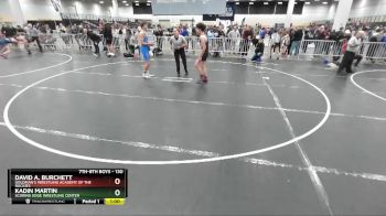 130 lbs Cons. Round 4 - Kadin Martin, Scoring Edge Wrestling Center vs David A. Burchett, Goldman`s Wrestling Academy Of The Rockies