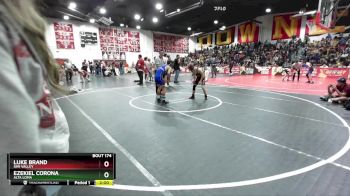 106 lbs Champ. Round 2 - Ezekiel Corona, Alta Loma vs Luke Brand, Simi Valley