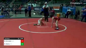 70 lbs 3rd Place - Brighton Karvoski, Unattatched vs Sean Kenny, MPR