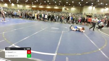 123 lbs Consi Of 8 #2 - Jadyn Dewart, Raider WC vs Colton Cardinal, Damonte Mustangs WC