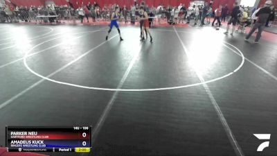 106 lbs Quarterfinal - Parker Neu, Hartford Wrestling Club vs Amadeus Kuck, Ringers Wrestling Club