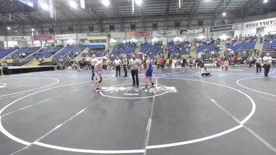 130 lbs Semifinal - Christopher Johnson, Platte Valley Middle School vs Gavrin Flores, Fort Lupton MS