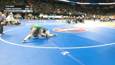 105 Class 1 lbs Quarterfinal - Nyia Ross, STEAM Academy vs Rhemy Hutchcraft, Smithville