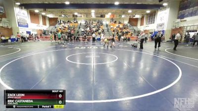 182 lbs Cons. Round 4 - Eric Castaneda, Adelanto vs Zack Leon, Apple Valley