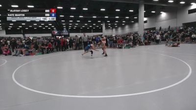 110 lbs Champ. Rd Of 16 - Kate Martin, Iowa vs Alayah Losey, Maize Wrestling Club