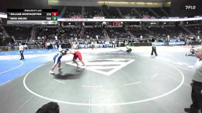 I-285 lbs 3rd Place Match - Mike Welsh, Frontier vs William Wortkoetter, St. Francis