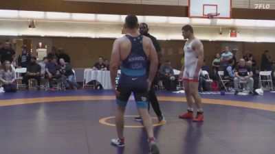 87 kg Semifinal - Orry Elor, USA vs Aliaksandr Kikiniou, USA