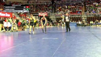 1A-175 lbs Champ. Round 1 - Calvin Harvey, Kingsley-Pierson vs Caden Sykes, Colfax-Mingo