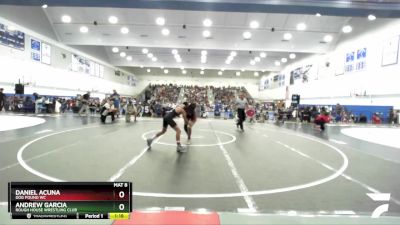 92 lbs Round 1 - Andrew Garcia, Rough House Wrestling Club vs Daniel Acuna, Dog Pound WC