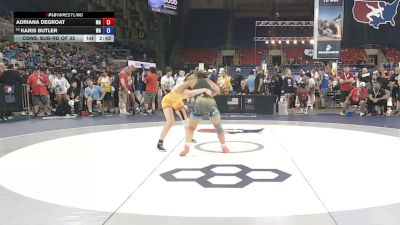 140 lbs Cons. Sub-rd Of 32 - Adriana DeGroat, Massachusetts vs Karis Butler, Washington