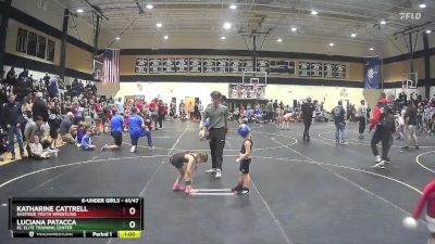 41/47 Round 1 - Katharine Cattrell, Eastside Youth Wrestling vs Luciana Patacca, KC Elite Training Center