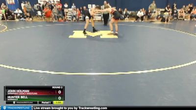 150 lbs Round 2 - Hunter Bell, Homedale vs John Holman, Sandpoint Legacy Wrestling