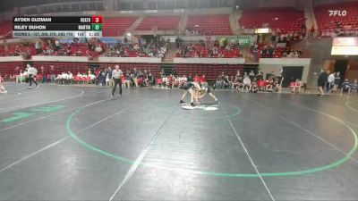 144 lbs Round 5 - 1st, 3rd, 5th, And 7th - Riley Duhon, Arlington Martin vs Ayden Guzman, Rockwall Heath