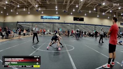 88 lbs Round 4 (8 Team) - Mikey Perna, BTWC vs Julian MCcrimmon, Warhawks Wrestling