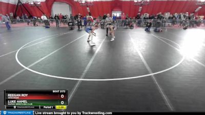 106 lbs Quarterfinal - Reegan Roy, Wisconsin vs Luke Hamel, Rapids Wrestling Club