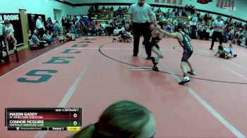 60 lbs Cons. Round 1 - Mason Gaddy, St. James Tiger Wrestling vs Connor McGuire, Centralia Wrestling Club