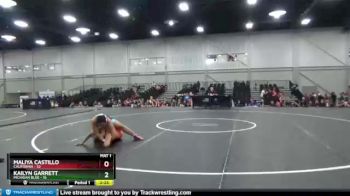 200 lbs Placement Matches (8 Team) - Maliya Castillo, California vs Kailyn Garrett, Michigan Blue